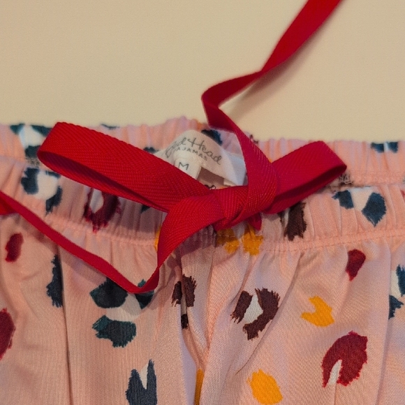 NWT Bed Head Classic Cotton Long Sleeve Pink Pajamas- Fierce Pattern, Size M - Picture 7 of 10